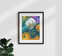 Mockup Dark & Floral, Indien – Fotokunst von Uma Gokhale als Poster oder Acrylglasbild