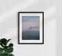 Mockup Photo art of a calm landscape in the fog of the Netherlands