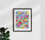 Mockup 'Tropical Fruit Pop' – Wall Art by Uma Gokhale as Poster or Acrylic Glass Print