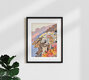 Mockup Wandbild 'Amalfi Coast' – Kunst von Uma Gokhale als Poster oder Acrylglasbild