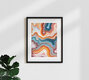 Mockup 'Serenity Agate' – Wall Art by Uma Gokhale as Poster or Acrylic Glass Print