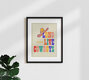 Mockup Wandbild 'Long Live Cowboys Retro Western Art Print' – Kunst von Ania Więcław als Poster oder Acrylglasbild