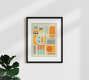 Mockup 'Long Live Cowboys Retro Western Art Print' – Wall Art by Ania Więcław as Poster or Acrylic Glass Print