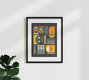 Mockup Wandbild 'Bold Bauhaus Geometric Art Print' – Kunst von Ania Więcław als Poster oder Acrylglasbild