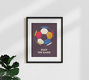 Mockup Wandbild 'Play The Game Football Art Print' – Kunst von Ania Więcław als Poster oder Acrylglasbild