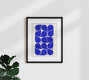 Mockup 'Minimalist Blue Design Art' – Wall Art by Ania Więcław as Poster or Acrylic Glass Print
