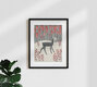 Mockup Wall art by Branka Kodžoman: fawn in a snowy setting