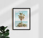 Mockup Photo art by Gal Pittel: palms by the beach, gentle waves nearby