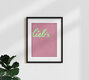 Mockup Illustration by Raissa Oltmanns: handwritten love message in pink and green