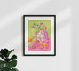 Mockup Wall art by Raissa Oltmanns: colorful still life featuring lovers and fruits