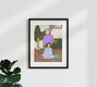 Mockup Illustration by Javiera Hernandez: colorful depiction of motherhood and nature