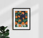 Mockup Colorful illustration by Javiera Hernandez: floral motifs and feminine energy.