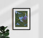 Mockup Wall art by Javiera Hernandez: stylish illustration of a fig tree in Mediterranean style
