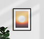 Mockup Photo art by Reiner Hofer: Abstract sunset landscape with warm colors.
