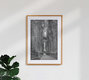 Mockup Mighty Arashiyama bamboo forest in monochrome, Japan – wall art by Melanie Viola as Poster or Acrylic Glass Print