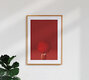 Mockup red is sometimes unbearable, Italien – Fotokunst von Caterina Theoharidou als Poster oder Acrylglasbild
