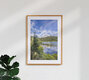 Mockup Beeindruckender Mount Rainier und Reflection Lake, Vereinigte Staaten – Fotokunst von Melanie Viola als Poster oder Acrylglasbild