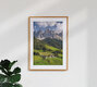 Mockup Funes Valley South Tyrol, Italy – wall art by Achim Thomae as Poster or Acrylic Glass Print