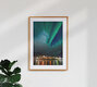 Mockup Northern Lights on Lofoten Islands Norway, Norway – wall art by Achim Thomae as Poster or Acrylic Glass Print