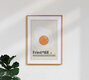 Mockup Wandbild 'Spiegelei' – Kunst von Jonas Loose als Poster oder Acrylglasbild