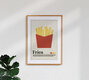 Mockup Wandbild 'Fries' – Kunst von Jonas Loose als Poster oder Acrylglasbild