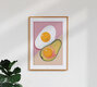 Mockup Wandbild 'Better Together | Eggs & Avocado Breakfast' – Kunst von Uma Gokhale als Poster oder Acrylglasbild