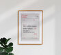Mockup Wandbild 'A Love Letter To Myself | Coffee Lover' – Kunst von Uma Gokhale als Poster oder Acrylglasbild