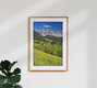 Mockup Photo art by Achim Thomae: summer landscape of the Geisler Mountains in South Tyrol