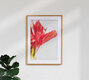 Mockup Fotokunst von Marc Heiligenstein: Blüte einer Inkalilie in klarem Eis