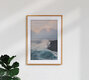 Mockup Fotokunst von Christian Seidenberg: Sonnenuntergang über den Klippen von Bali