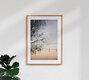 Mockup Photo art by Anke Dörschlen: warm evening sky over Zanzibar with tree silhouettes
