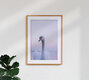 Mockup Swan in evening light against a pastel sky