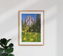 Mockup Fotokunst von Achim Thomae: Langkofel im Frühling, sanfte Farben und ruhige Atmosphäre.