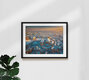 Mockup Majestätischer Dom über den Dächern von Erfurt, Deutschland – Fotokunst von Dennis Schmelz als Poster oder Acrylglasbild