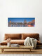 Mockup Skyline von Köln nach Sonnenuntergang, Deutschland – Fotokunst von Achim Thomae als Poster oder Acrylglasbild