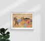 Mockup Wandbild 'Dancing in Paradise' – Kunst von Arty Guava als Poster oder Acrylglasbild