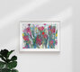 Mockup Photo art by Cesare Bellassai: vibrant roses in soft colors.