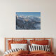 Mockup Fotokunst von Achim Thomae: Winterlandschaft mit Schloss im Morgennebel