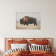 Mockup Bison in der Natur: ruhige Szene mit einem majestätischen Tier in der Wildnis.