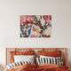Mockup Wall art by Uma Gokhale: gentle abstract composition in pastel tones