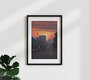 Mockup Fotokunst von Patrick Noack: Stadtansicht von Berlin im Morgenlicht
