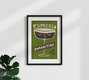 Mockup Wandbild 'Espresso Martini' – Kunst von Fox And Velvet als Poster oder Acrylglasbild