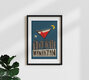 Mockup Wandbild 'Manhattan' – Kunst von Fox And Velvet als Poster oder Acrylglasbild