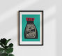 Mockup Wandbild 'Soy Sauce' – Kunst von Fox And Velvet als Poster oder Acrylglasbild
