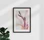 Mockup Nerine in Eis 3, Deutschland – Fotokunst von Marc Heiligenstein als Poster oder Acrylglasbild