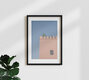 Mockup Window, Wall, Plant, Marokko – Fotokunst von Photolovers . als Poster oder Acrylglasbild