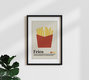 Mockup Wandbild 'Fries' – Kunst von Jonas Loose als Poster oder Acrylglasbild