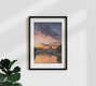 Mockup Sonnenuntergang über dem Petersdom in Rom, Italien – Fotokunst von Achim Thomae als Poster oder Acrylglasbild