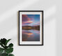 Mockup Glühender Himmel im Karwendel, Deutschland – Fotokunst von Martin Wasilewski als Poster oder Acrylglasbild
