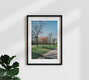 Mockup Fotokunst von Ben Hammer: friedliche Frühlingslandschaft am Aachener Weiher in Köln